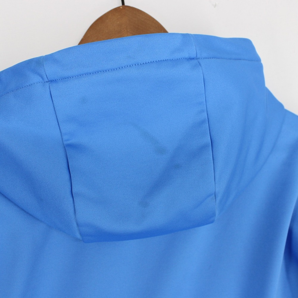 Simms Hoodie Mens XL Blue Fishing Fleece Pullover Camo Lined Sleeve Logo - Picture 10 of 14